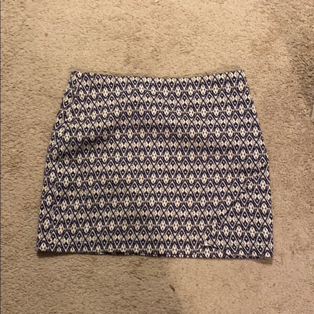 Navy skirt